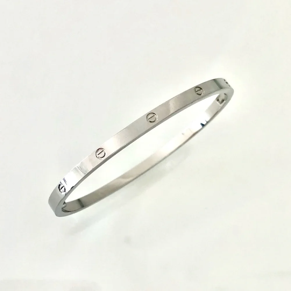 Screw Bracelet Small Model Stainless Steel.
